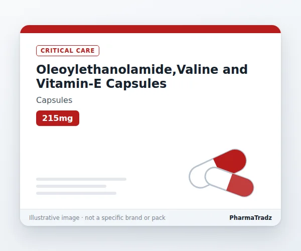 Oleoylethanolamide,Valine  and Vitamin-E  Capsules Capsules manufacturers & suppliers