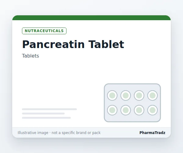PANCREATIN TABLET Tablets manufacturers & suppliers