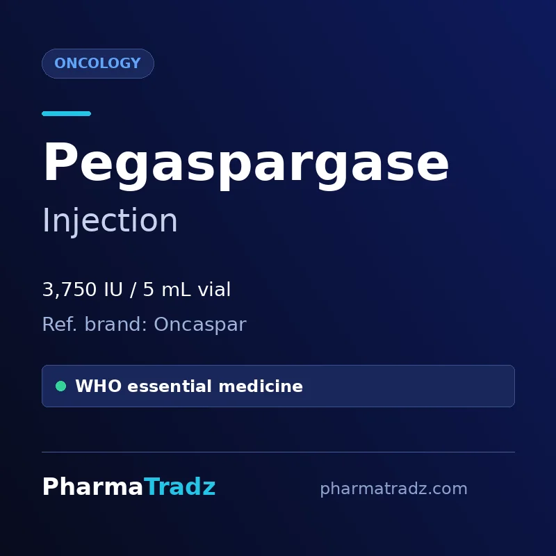Pegaspargase Injection bulk supplier for pharma manufacturers