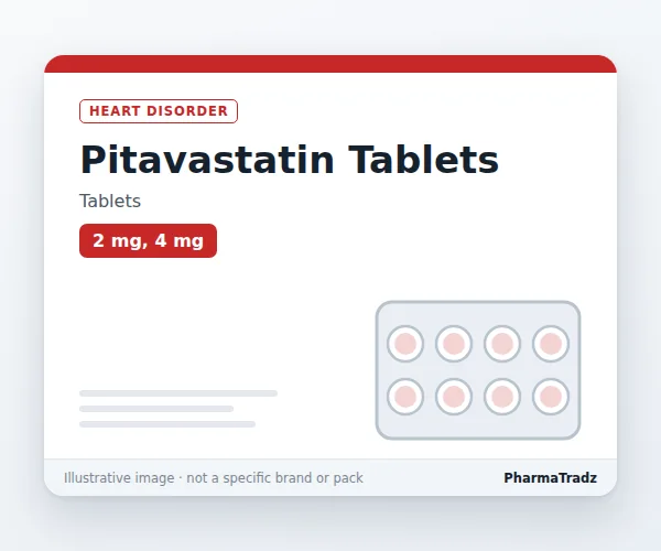 Pitavastatin Tablets Tablets manufacturers & suppliers