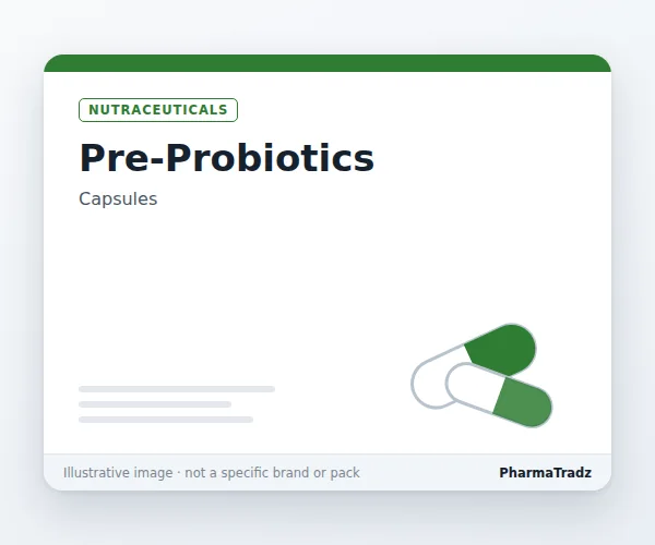 PRE-PROBIOTICS Capsules manufacturers & suppliers
