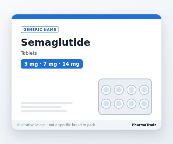 Semaglutide Tablets bulk supplier for pharma manufacturers