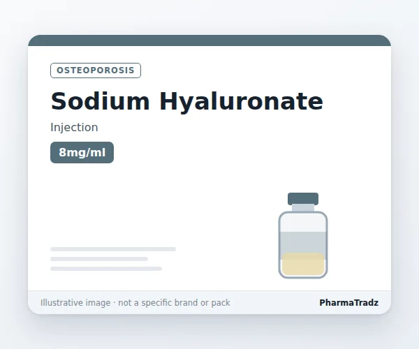 SODIUM HYALURONATE Injection manufacturers & suppliers
