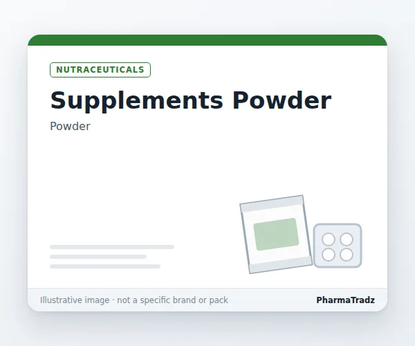 SUPPLEMENTS POWDER Powder manufacturers & suppliers