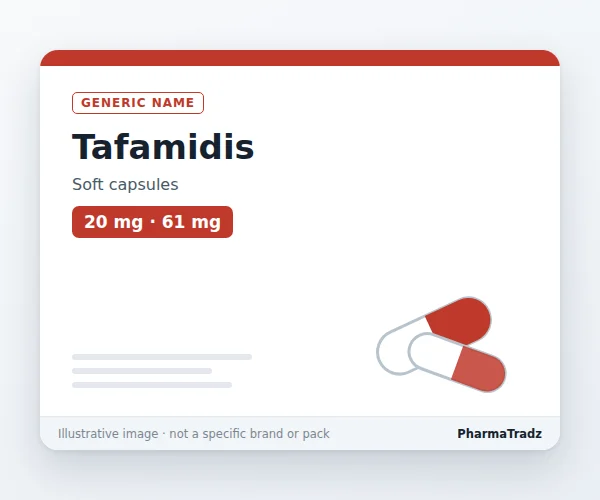 Tafamidis Capsules bulk supplier for pharma manufacturers