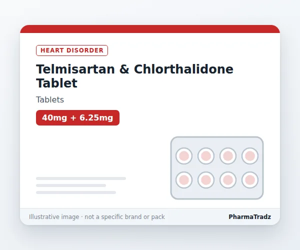 Telmisartan & Chlorthalidone  Tablet Tablets manufacturers & suppliers