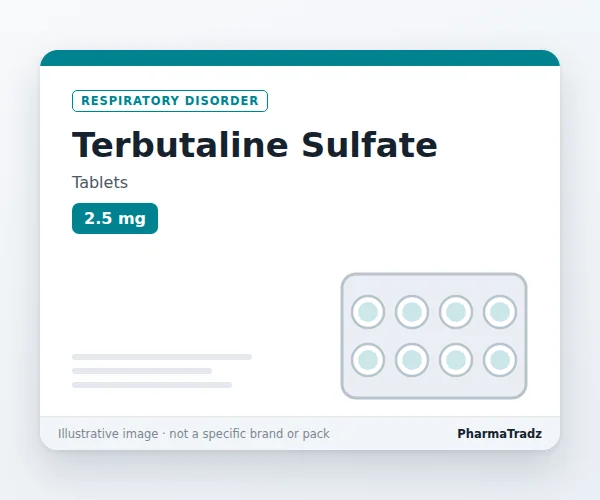 Terbutaline Sulfate manufacturers & suppliers