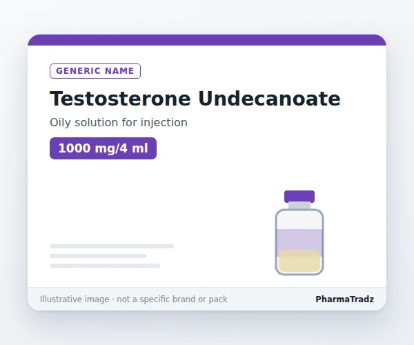 Testosterone Undecanoate Injection bulk supplier for pharma manufacturers