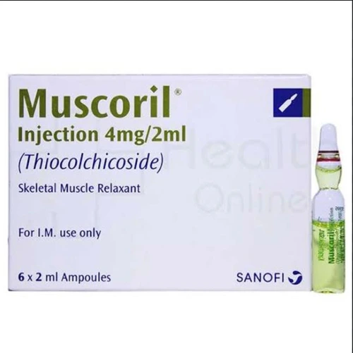 Thiocolchicoside Injection bulk supplier for pharma manufacturers