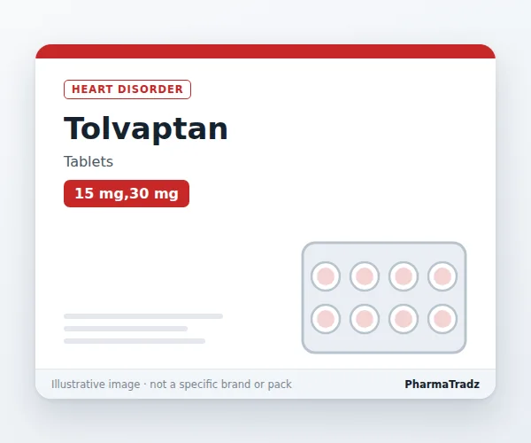 Tolvaptan Tablets manufacturers & suppliers
