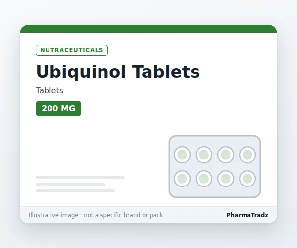 UBIQUINOL TABLETS Tablets manufacturers & suppliers