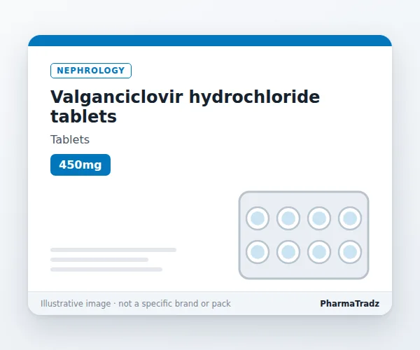 Valganciclovir hydrochloride tablets tablets manufacturers & suppliers