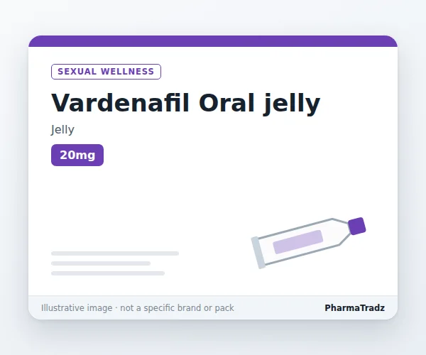Vardenafil Oral jelly Jelly manufacturers & suppliers
