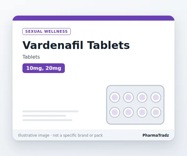 Vardenafil Tablets Tablets manufacturers & suppliers