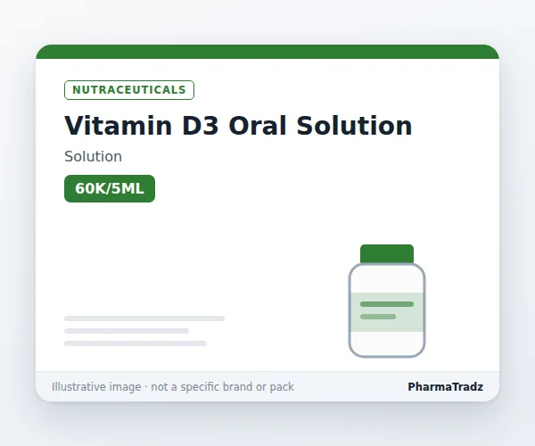 VITAMIN D3 ORAL SOLUTION Solution manufacturers & suppliers