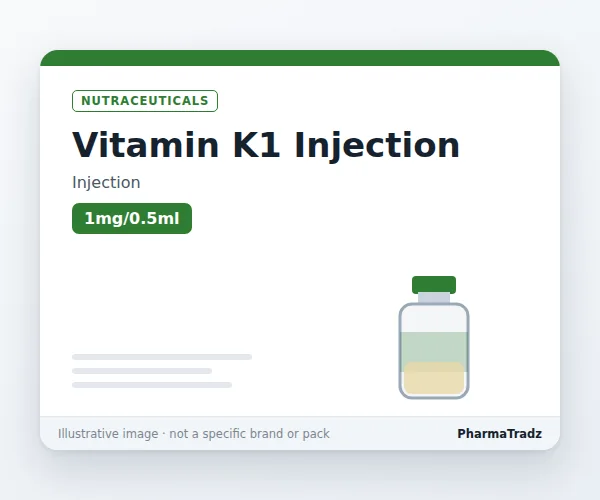 Vitamin K1 Injection Injection manufacturers & suppliers