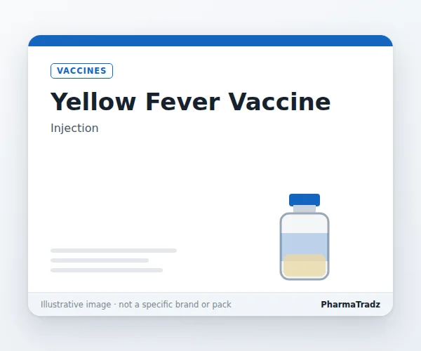 YELLOW FEVER VACCINE manufacturers & suppliers