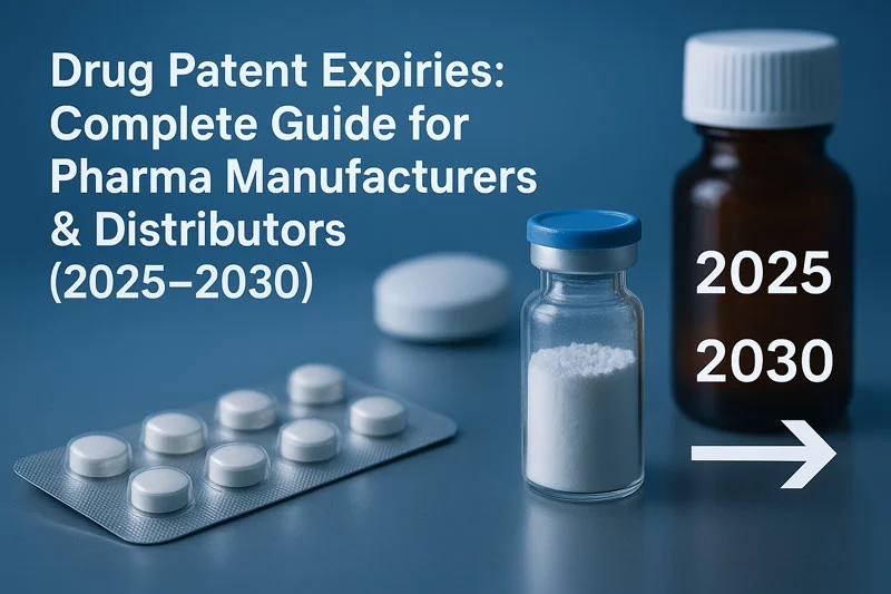 Drug Patent Expiries: Complete Guide for Pharma Manufacturers & Distributors (2025–2030)