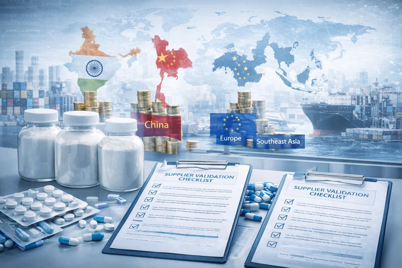 Global API Sourcing 2026: Best Regions, Cost Benchmarks & Supplier Validation Checklist