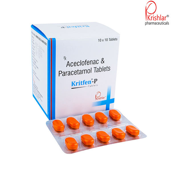 Aceclofenac + Paracetamol tablets manufacturers & suppliers