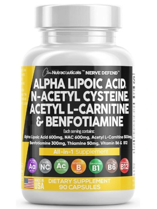 Alpha Lipoic Acid + N-Acetyl-L-Cysteine + Acetyl-L-Carnitine + Benfotiamine manufacturers & suppliers