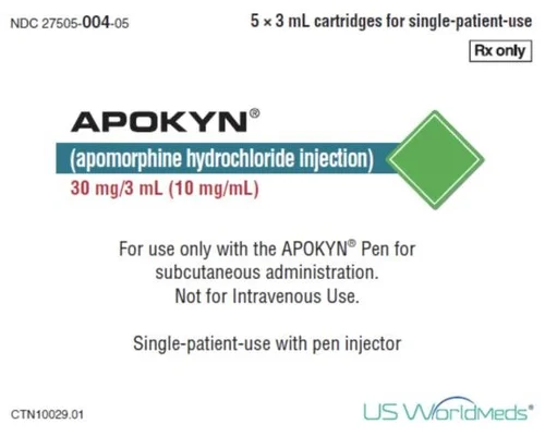 Apomorphine Hydrochloride Injection manufacturers & suppliers