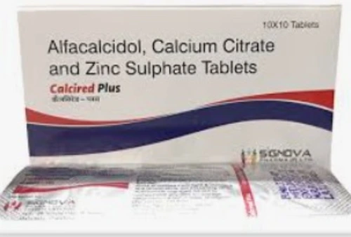 Calcium citrate / Alfacalcidol / Zinc Sulphate Tablet manufacturers & suppliers