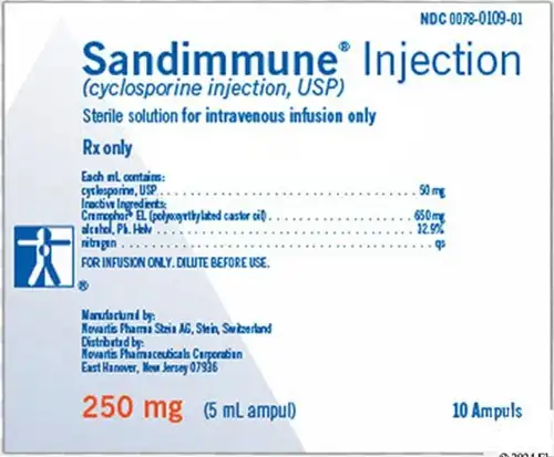 CYCLOSPORINE INJECTION manufacturers & suppliers