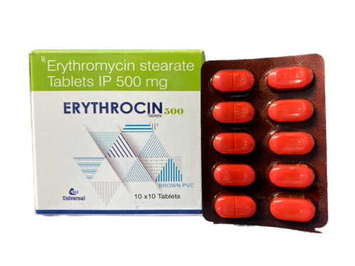 Erythromycin 500 mg tablets manufacturers & suppliers