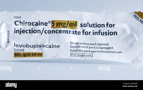 Levobupivacaine Hydrochloride Generics manufacturers & suppliers