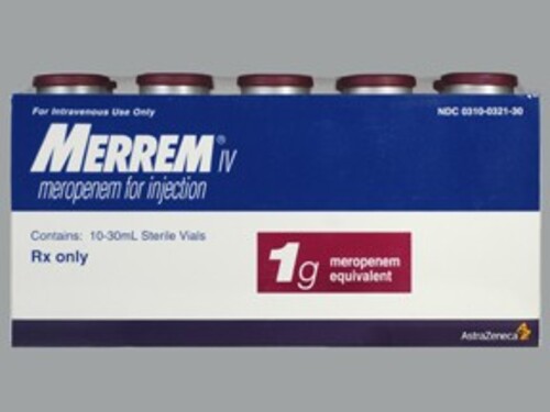 Meropenem 1 g Injection manufacturers & suppliers