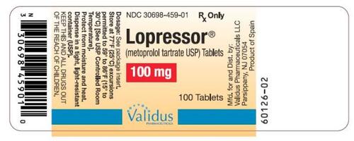 Metoprolol Tartrate 100 mg  tablet manufacturers & suppliers
