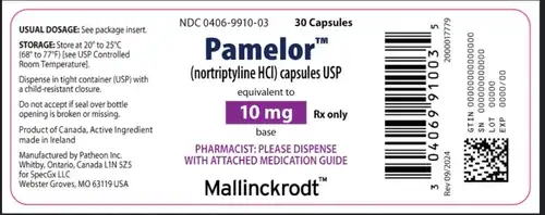 Nortriptyline manufacturers & suppliers