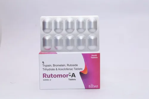 Trypsin + Bromelain + Rutoside Trihydrate Tablet manufacturers & suppliers