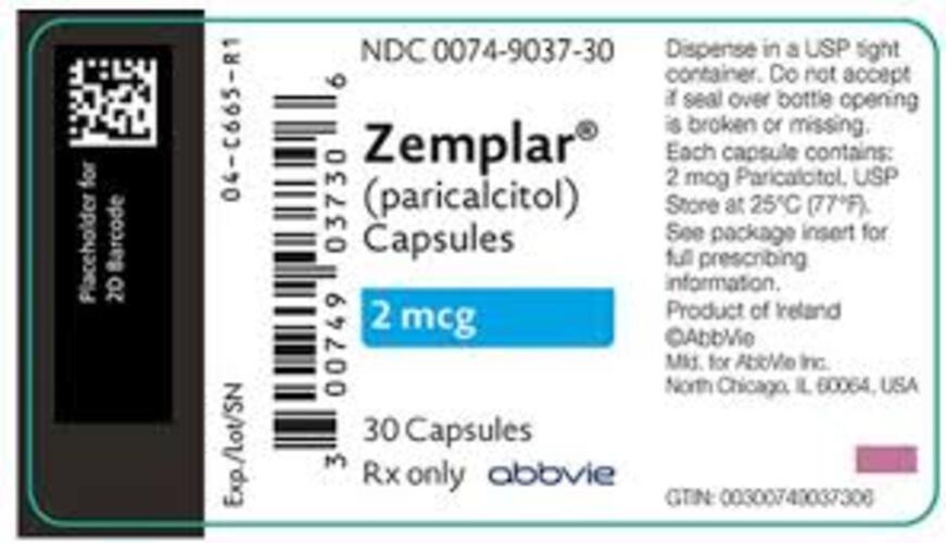 :Paricalcitol(Ref.Brand: Zemplar®(US &EU) Generics