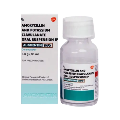 Amoxicillin + Potassium Clavulanate  Suspension