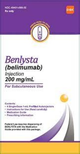 Belimumab prefilled syringe