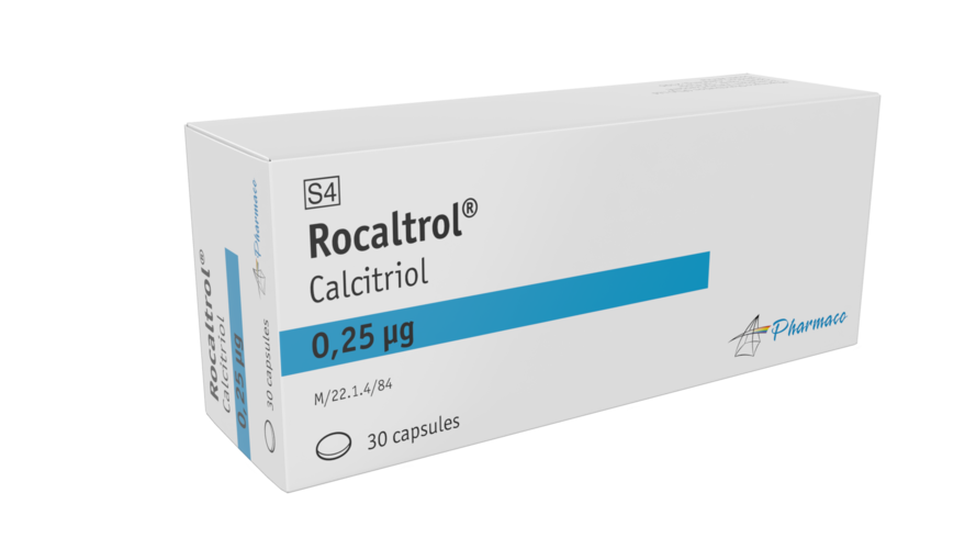 Calcitriol:(Ref.Brand: Rocaltrol®(EU & US),Calcijex®(US) Generics