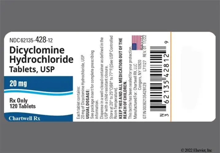 Dicyclomine tablets and capsules