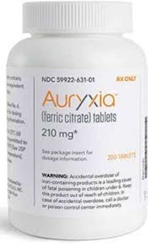 Ferric Citrate(Ref. Brand: Auryxia (US & EU) Generics