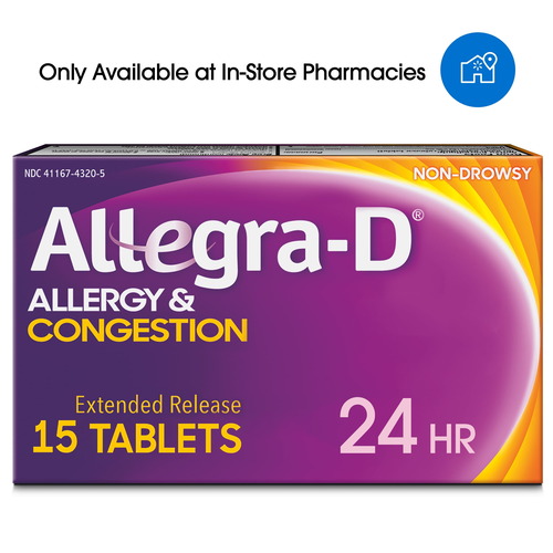 Fexofenadine + Pseudoephedrine