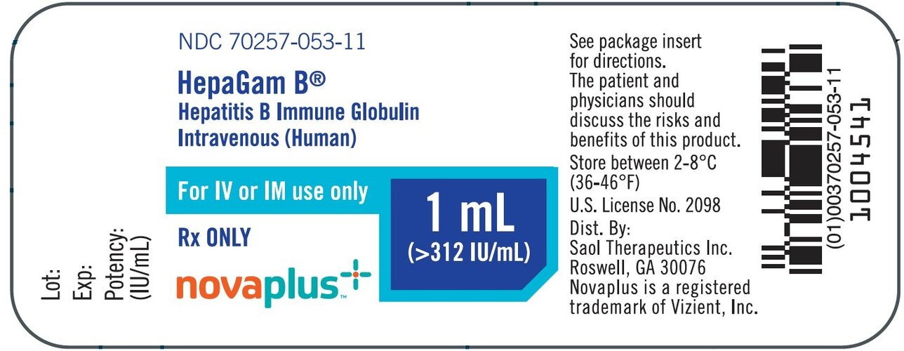 Human Hepatitis B Immunoglobulin (HBIG)
