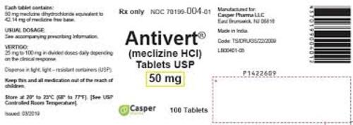 Meclizine tablet