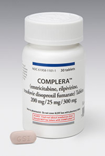 Tenofovir DF + Emtricitabine + Rilpivirine