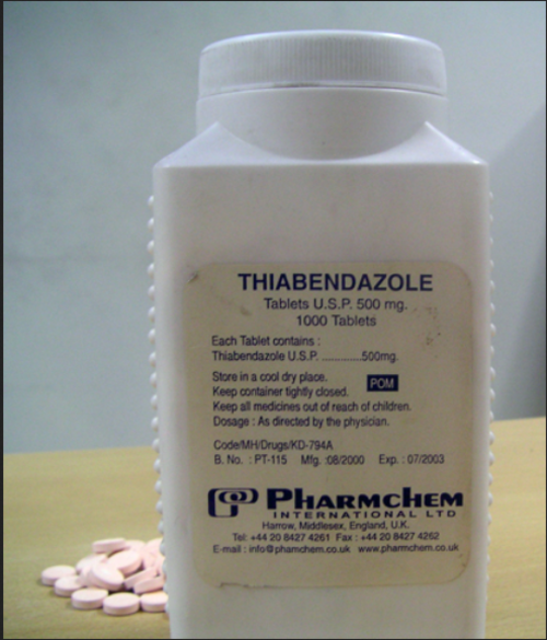 Thiabendazole tablets